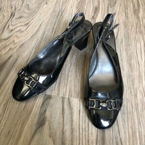 Etienne Aigner Jolene‎ Leather Slingback Heel